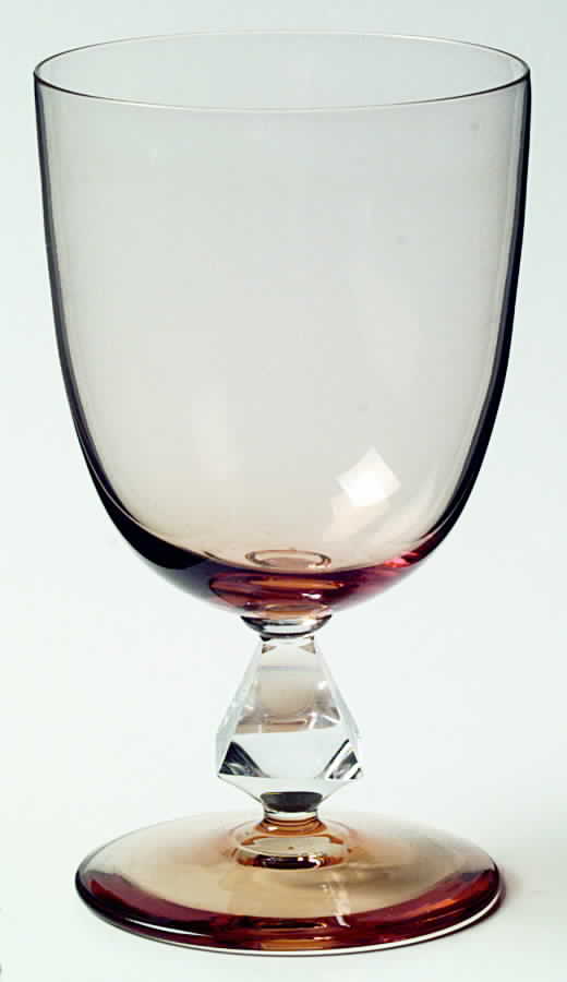 Aquarius Amber Water Goblet by Bryce-1