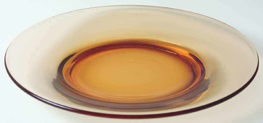Aquarius Amber Luncheon Plate by Bryce-1