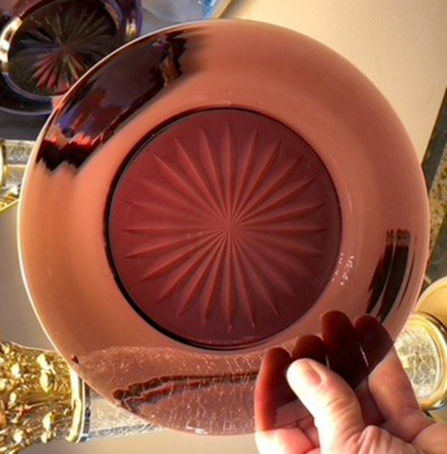Aquarius Amethyst Luncheon Plate by Bryce-1