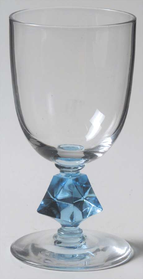 Aquarius Blue (Cerulean) Juice Glass by Bryce-1