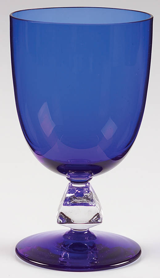 Aquarius Cobalt Water Goblet by Bryce-1