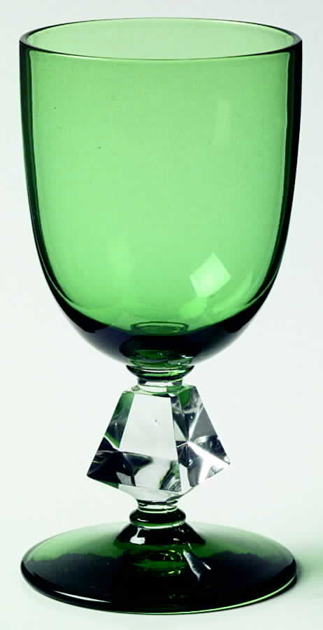Aquarius Green Wine Glass by Bryce-1