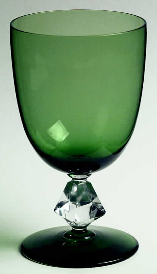 Aquarius Green Water Goblet by Bryce-1