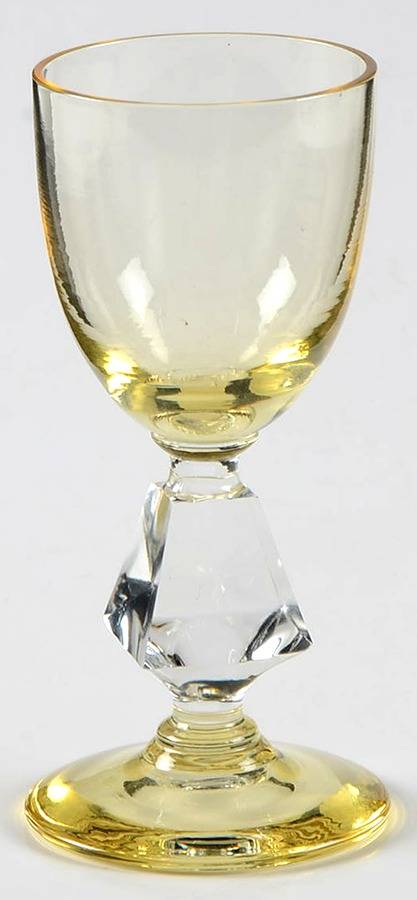 Aquarius Gold Cordial Glass by Bryce-1