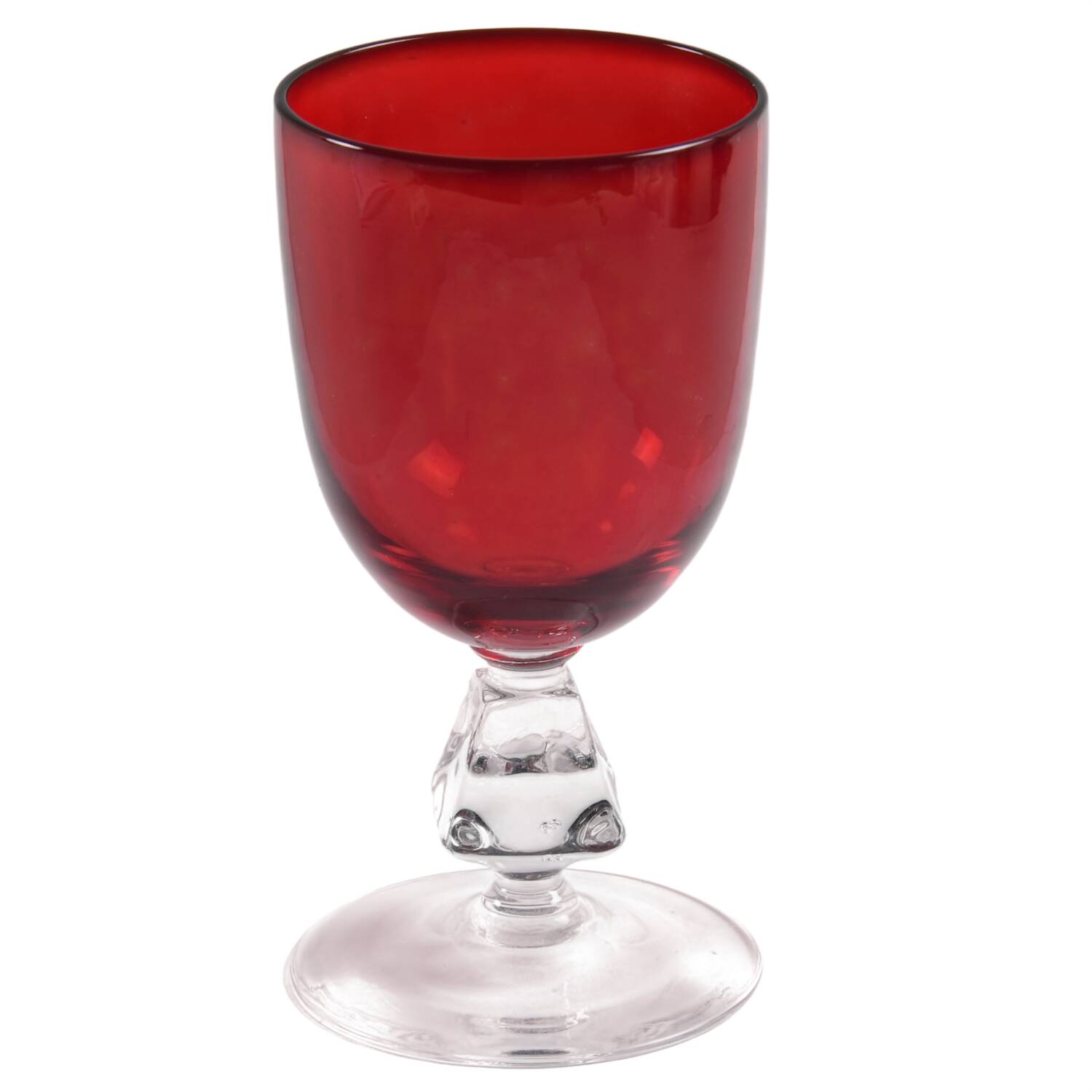 Aquarius Ruby Wine Glass by Bryce-1