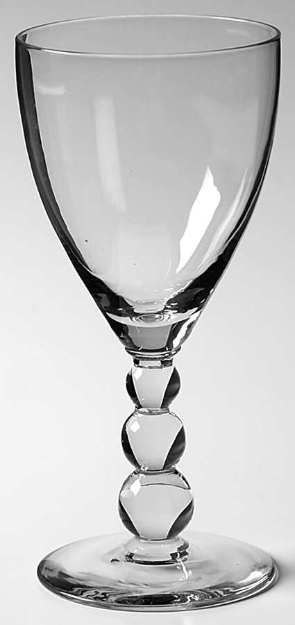 Aristocrat Clear Water Goblet by Bryce-1
