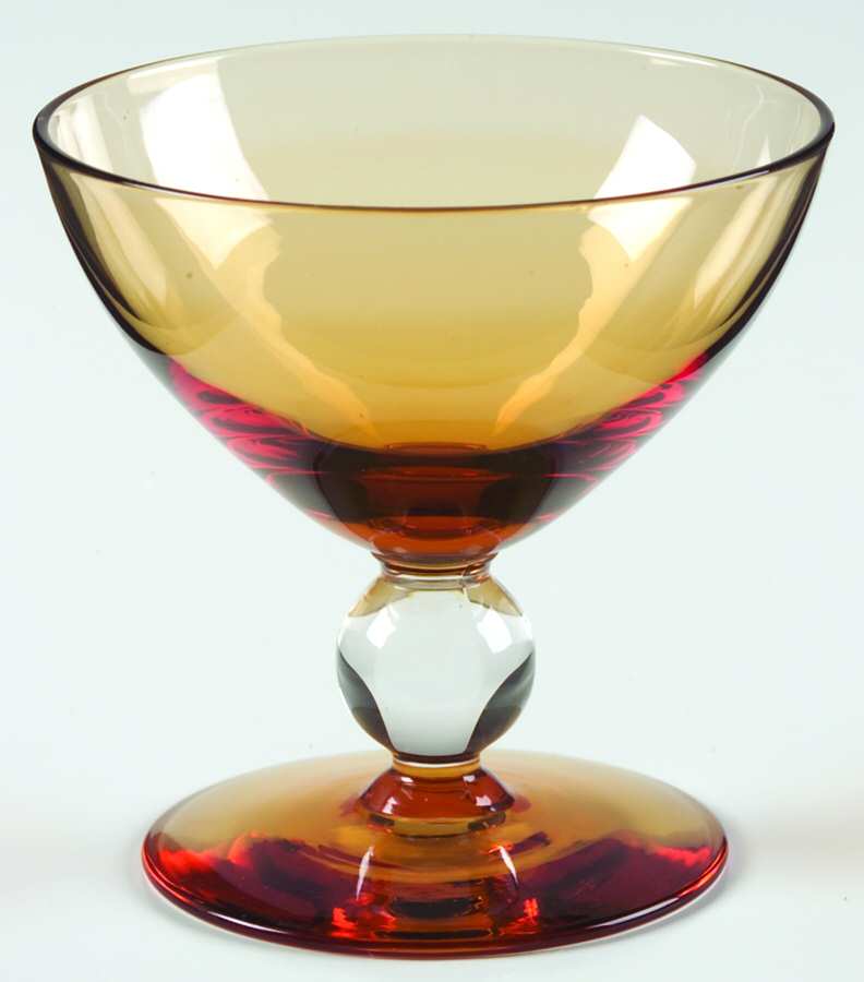 Aristocrat Amber Low Sherbet by Bryce-1