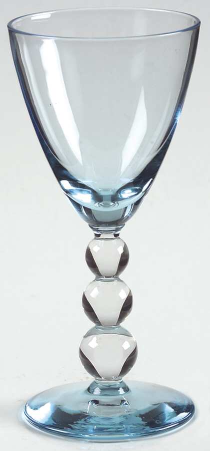 Aristocrat Blue Wine Glass by Bryce-1