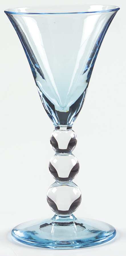 Aristocrat Blue Sherry Glass by Bryce-1