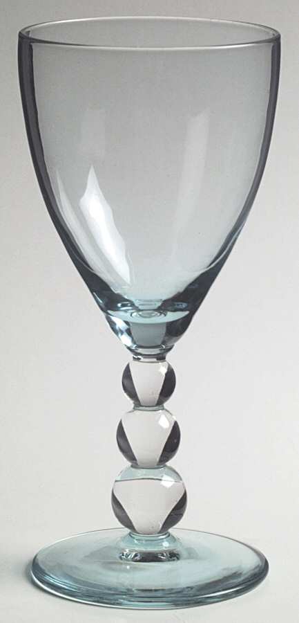 Aristocrat Blue Water Goblet by Bryce-1