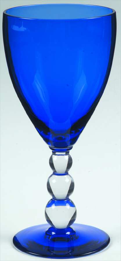 Aristocrat Cobalt Blue Water Goblet by Bryce-1