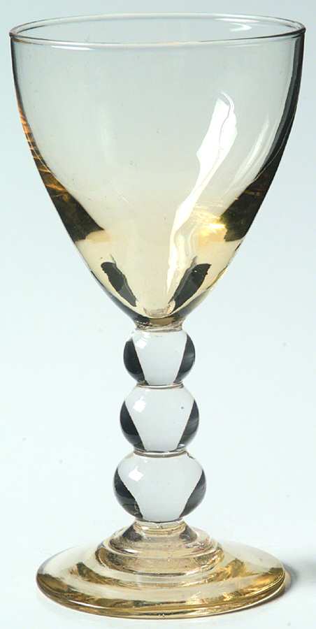 Aristocrat Gold (Gold Bowl and Foot) Claret Wine by Bryce-1