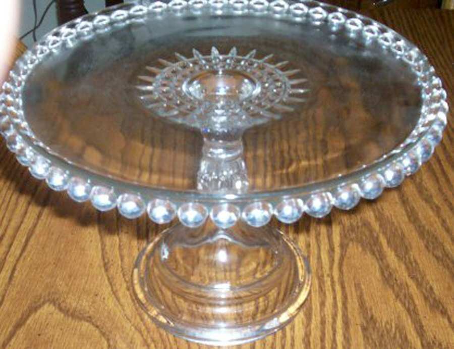 Atlas Clear 10" Diameter Pedestal Cake Stand No Dome by Bryce-1