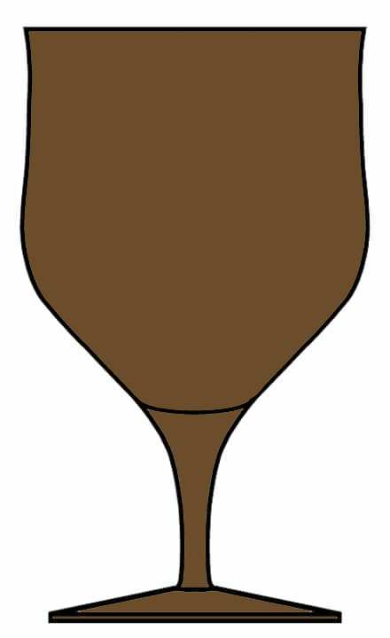 Ballet Brown Water Goblet by Bryce-1