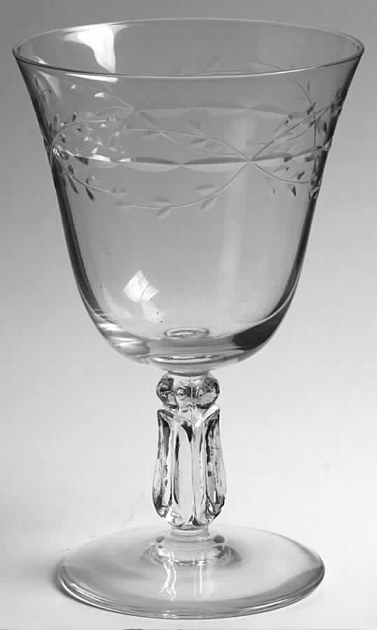 Bridal Wreath Water Goblet by Bryce-1