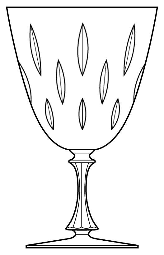 Clinton Water Goblet by Bryce-1