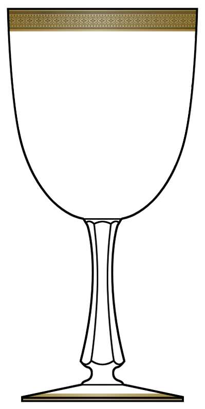 Coronation-29A Water Goblet by Bryce-1