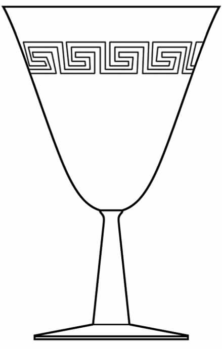 Cretan (Stem 13a) Water Goblet by Bryce-1