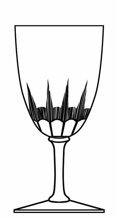 Cut 539 Water Goblet by Bryce-1