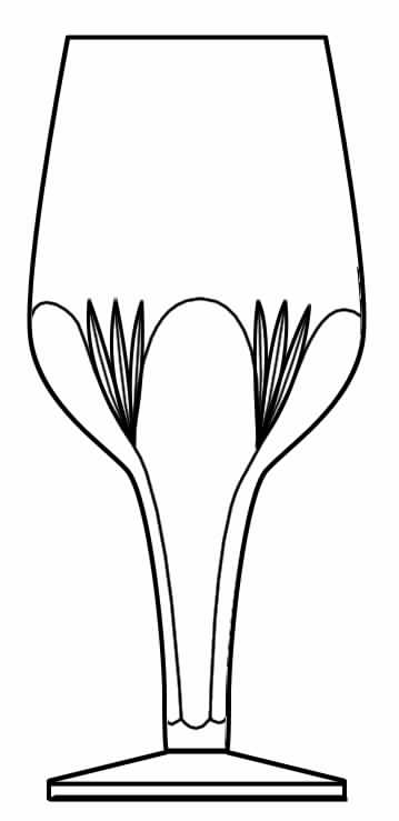 Cut 805 Water Goblet by Bryce-1