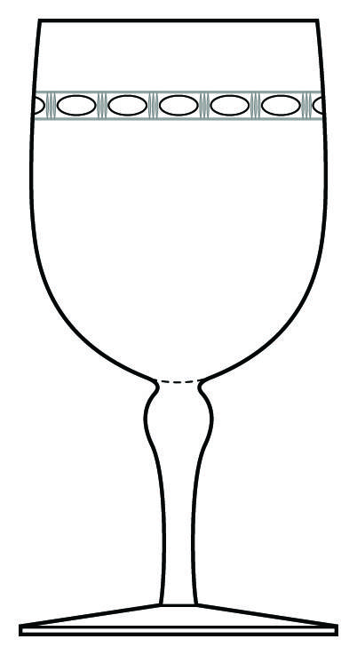 Cut 848 Water Goblet by Bryce-1