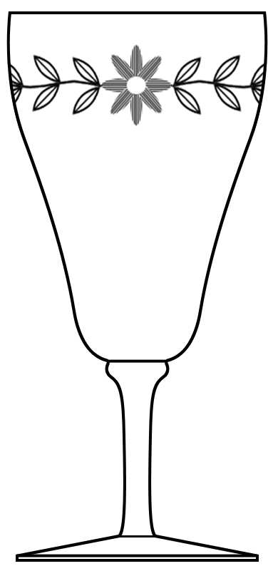 Cut 874 Water Goblet by Bryce-1
