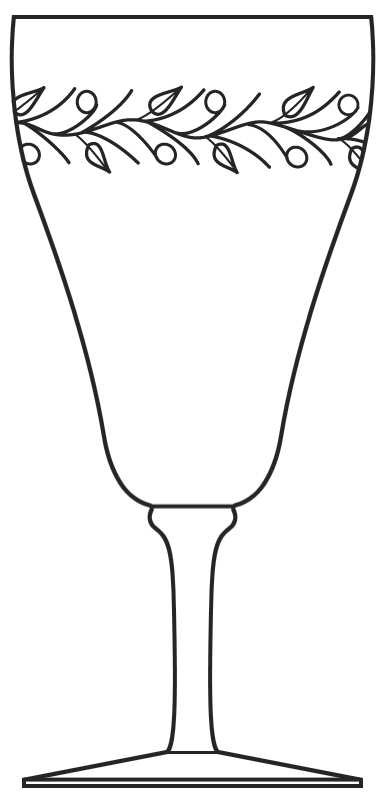 Cut 884 Water Goblet by Bryce-1