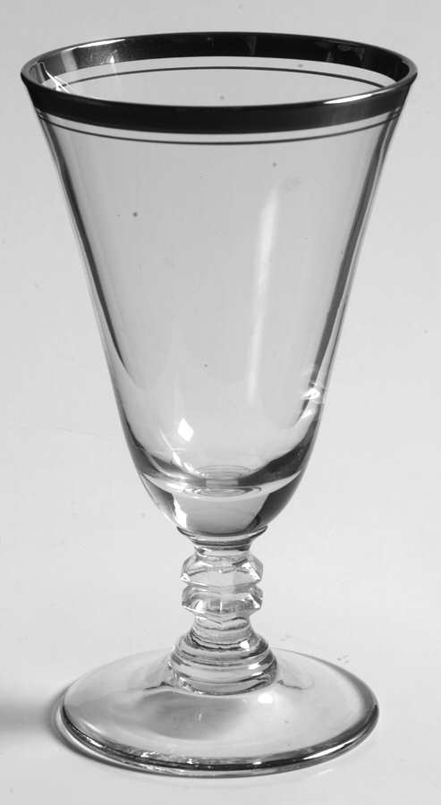 Debut (Platinum Trim) Juice Glass by Bryce-1
