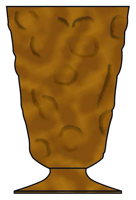 El Rancho Amber Water Goblet by Bryce-1