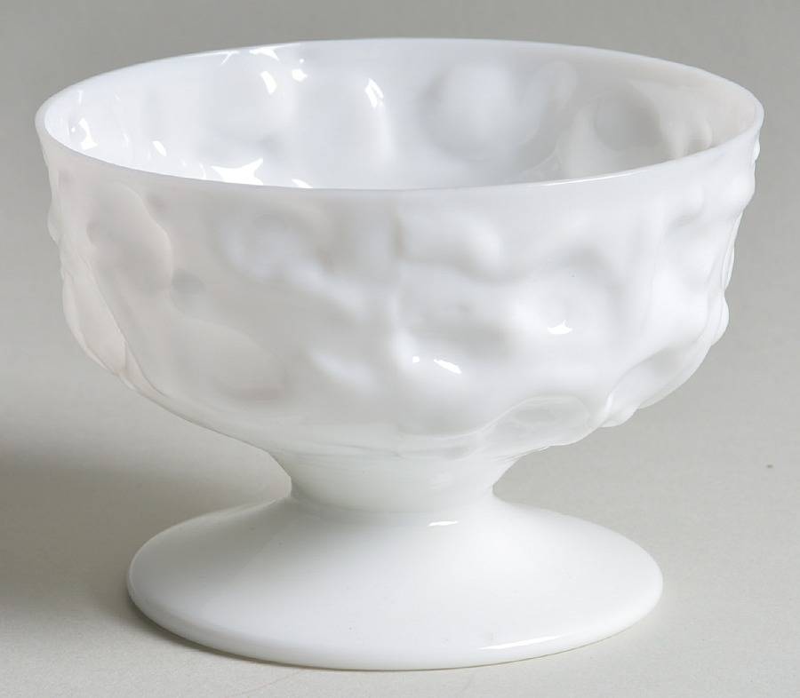 El Rancho Milk Glass Champagne/Tall Sherbet by Bryce-1
