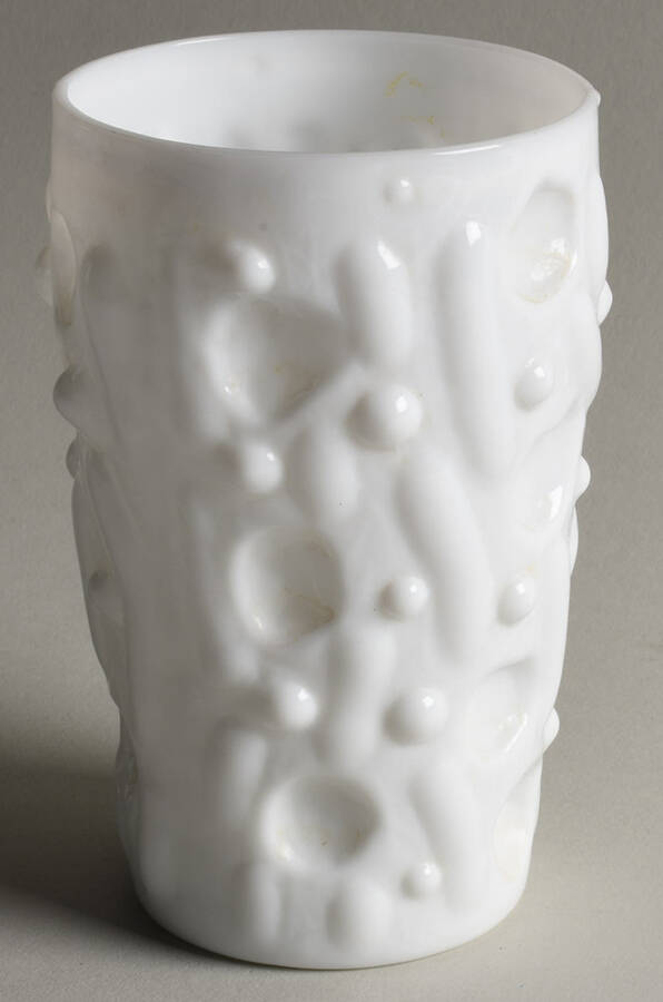 El Rancho Milk Glass 12 Oz Flat Tumbler by Bryce-1