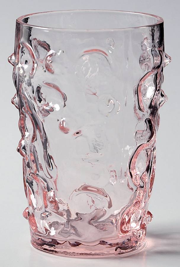 El Rancho Pink Flat Juice Glass by Bryce-1