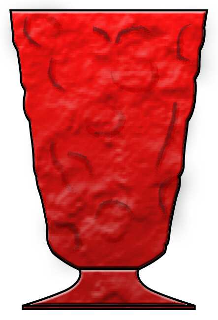 El Rancho Ruby Water Goblet by Bryce-1