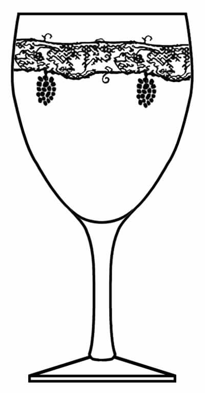 Enamelled 700 Water Goblet by Bryce-1