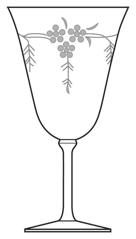 Engraving 90 Water Goblet by Bryce-1