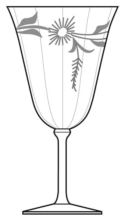 Engraving 95 Water Goblet by Bryce-1