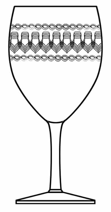 Etch 311 Water Goblet by Bryce-1