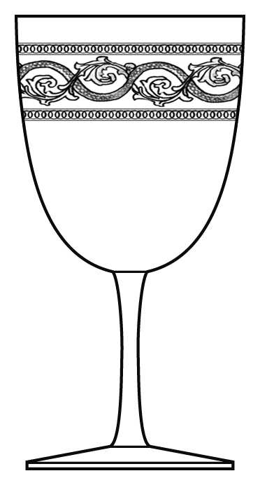 Etch 330 Water Goblet by Bryce-1