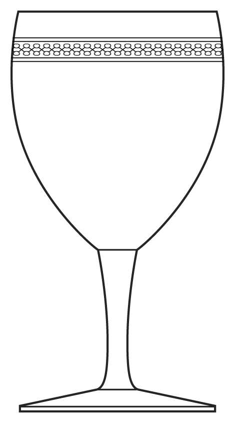 Etch 336 Water Goblet by Bryce-1