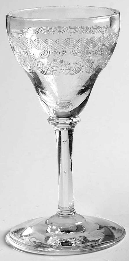 Etch 374 Cordial Glass by Bryce-1