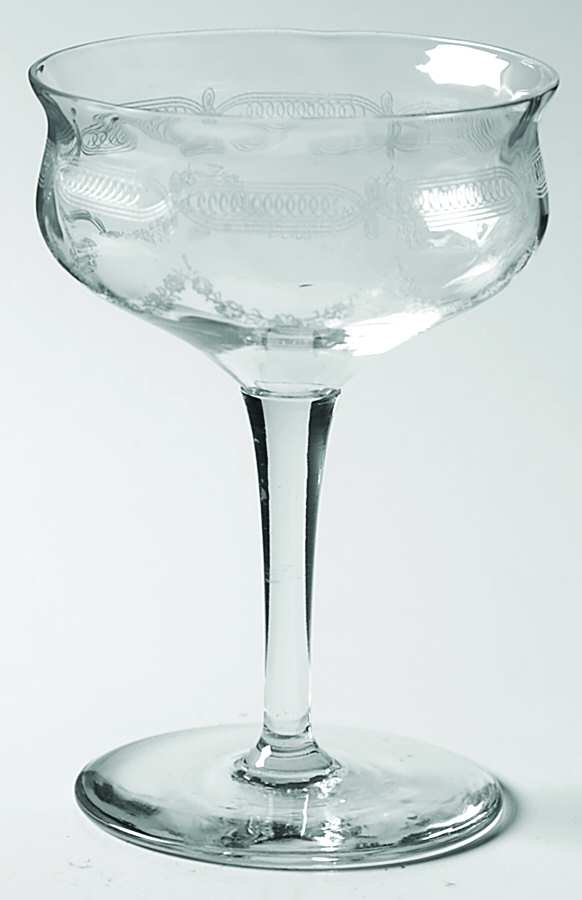 Etch 375 1-2 Champagne/Tall Sherbet by Bryce-1
