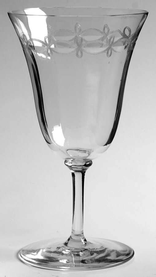 Etch 382 Water Goblet by Bryce-1