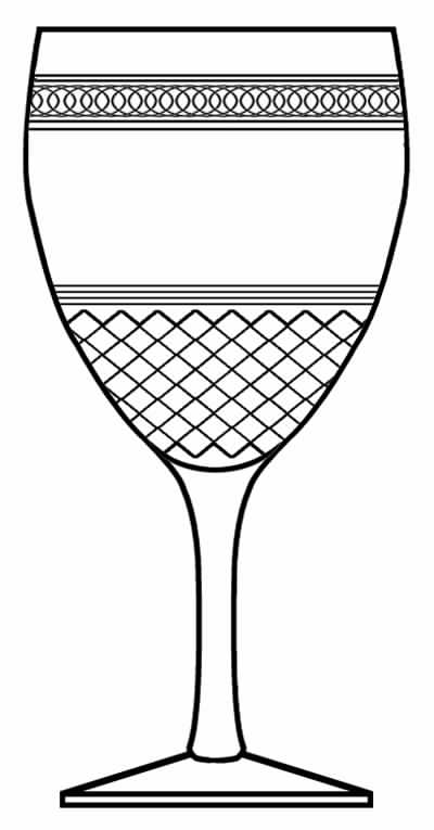 Etch 402 Water Goblet by Bryce-1