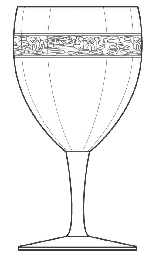 Etch 405 Water Goblet by Bryce-1