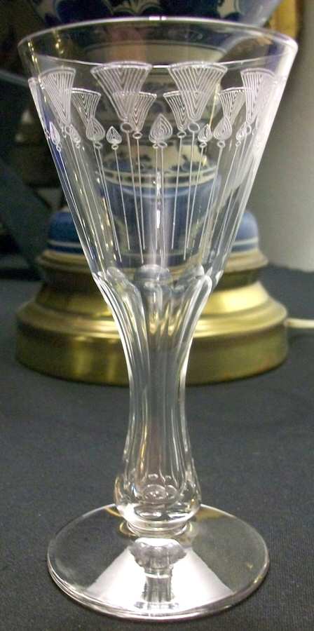 Etch 410  Tall Hollow Stem Champagne by Bryce-1