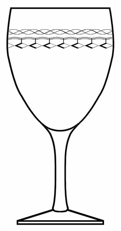 Etch 411 Water Goblet by Bryce-1