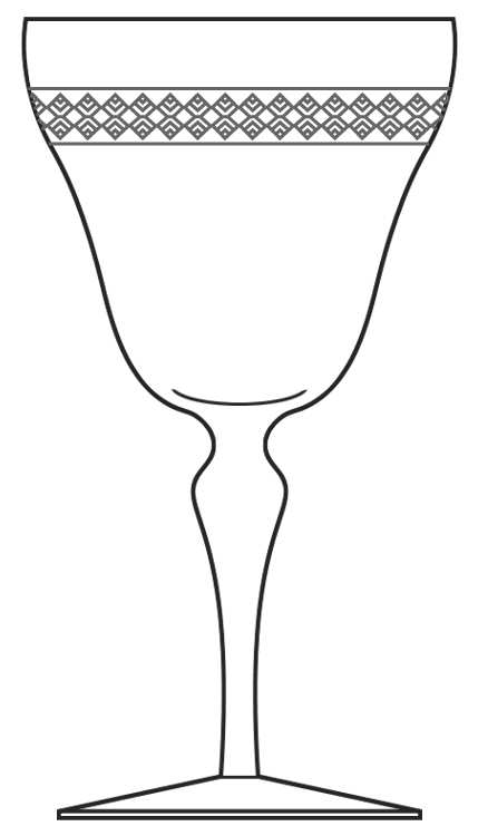 Etch 426 Water Goblet by Bryce-1
