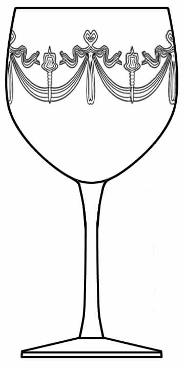 Etch 445-1 Water Goblet by Bryce-1