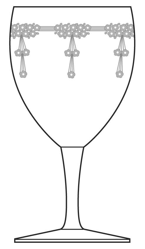 Etch 462 Water Goblet by Bryce-1