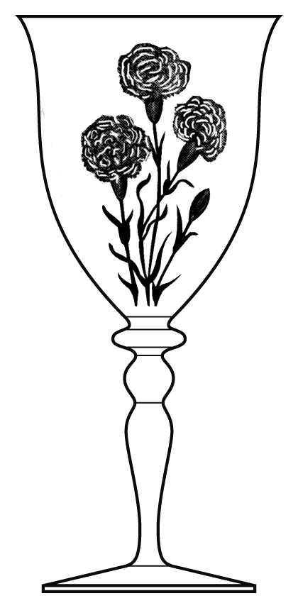 Etch 463 (Stem 678) Water Goblet by Bryce-1